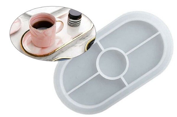 Producto - MOLDE  SILICONA  BANDEJA OVALADA