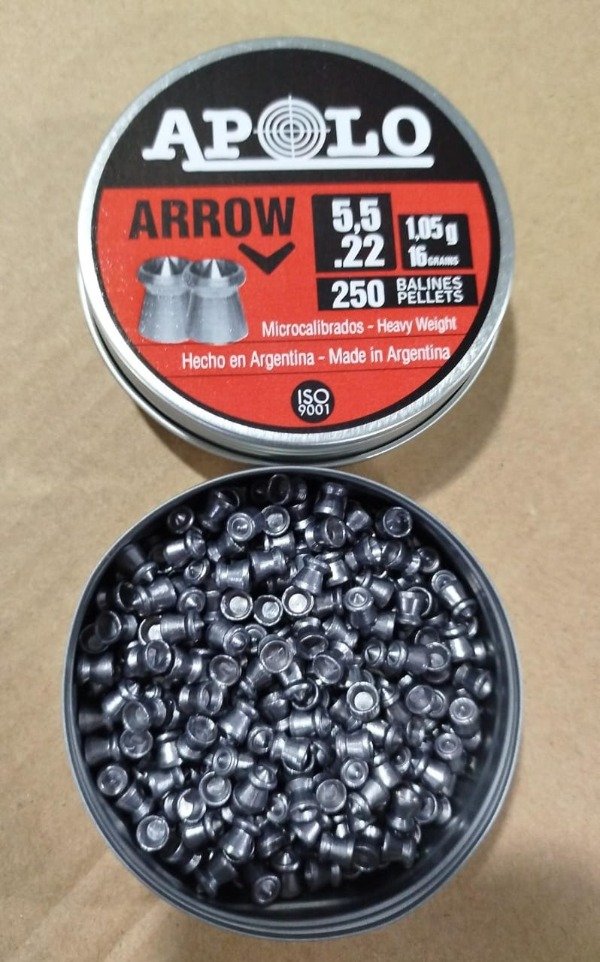 Producto - BALINES APOLLO ARROW 5,5 X 250 UNIDADES