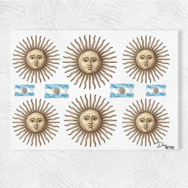Producto - Lámina DTF TEXTIL Colección Orgullo Argentino OH - 033