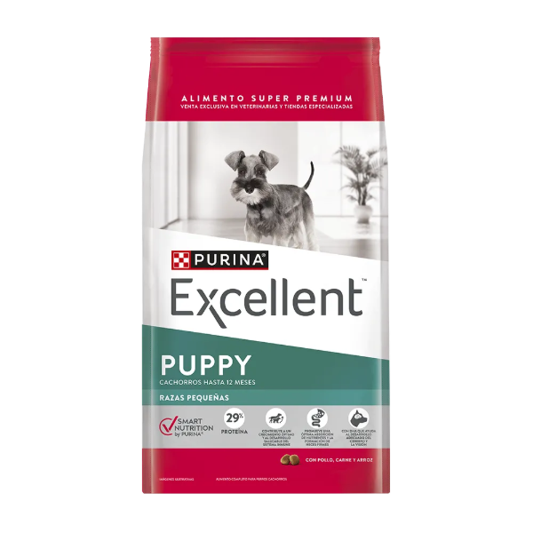 Producto - EXCELLENT PUPPY RAZA PEQUEÑA POLLO 3 KG.