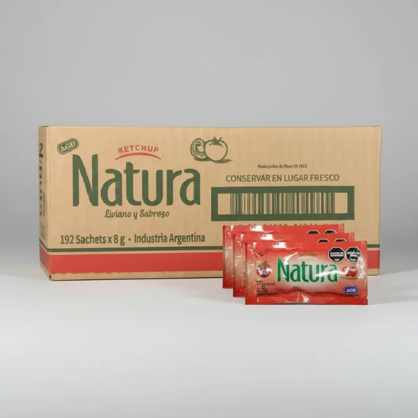 Producto - KETCHUP NATURA CAJA X192u
