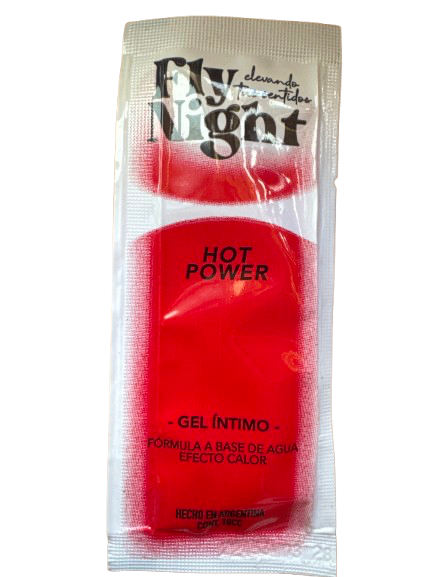 Producto - Sobre gel íntimo 10cc HOT POWER