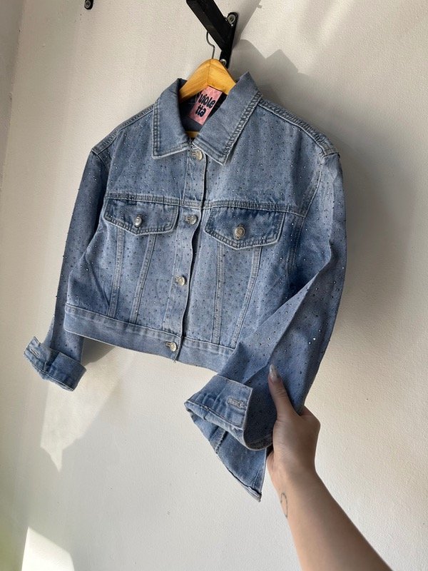 Producto - Campera Denim Stras // Pieta