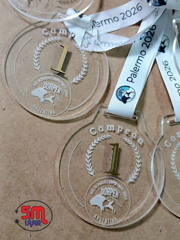 Producto - MEDALLAS en acrílico (VARIOS MODELOS) - 0