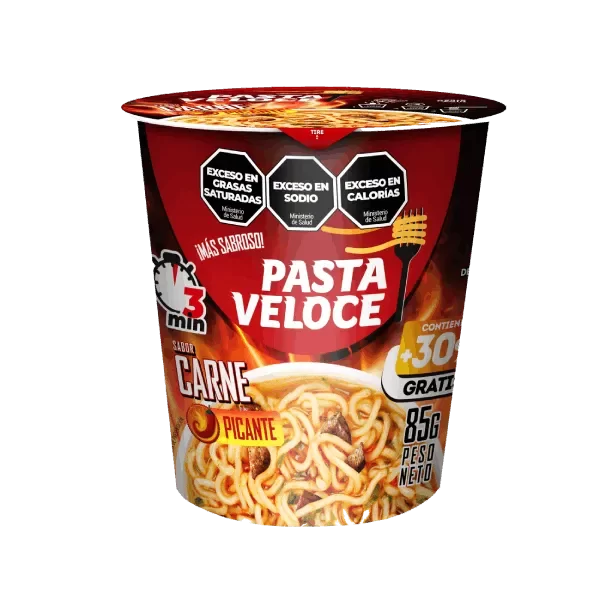 Producto - PASTA VELOCE LUNCH X85G CARNE PICANTE