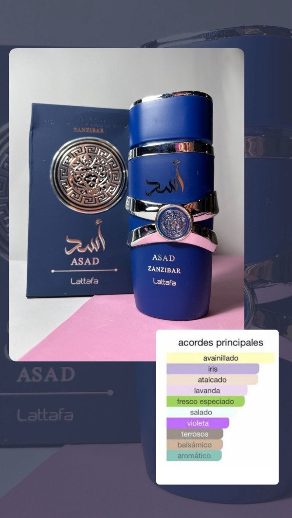 Producto - Perfume Lattaffa Asad Zanzibar 100 ml