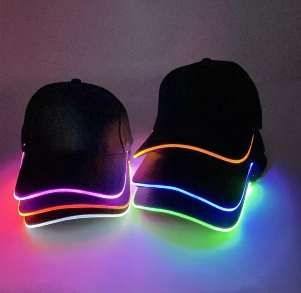 Producto - Gorra Negra Led Blanca