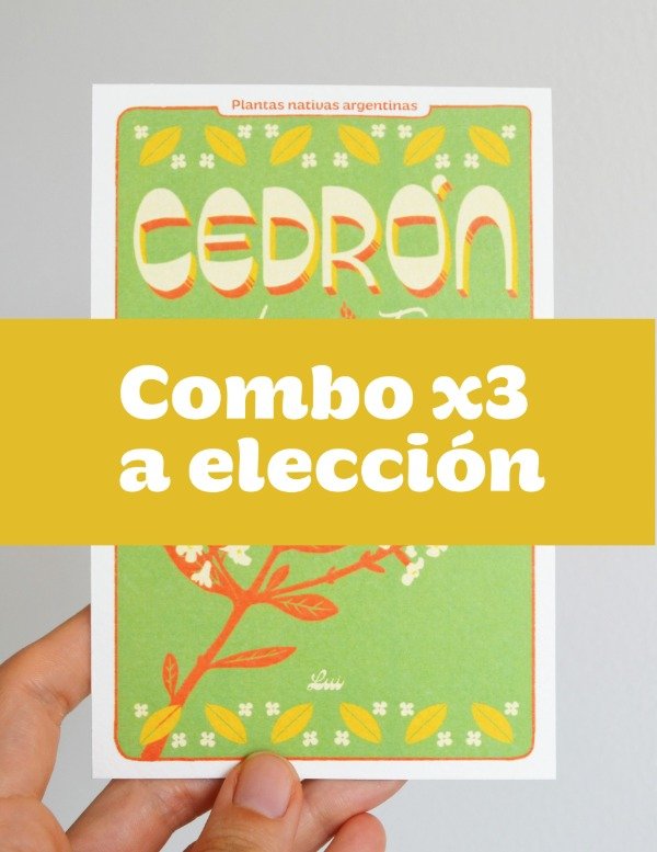 Producto - Combo x3 postales a elección