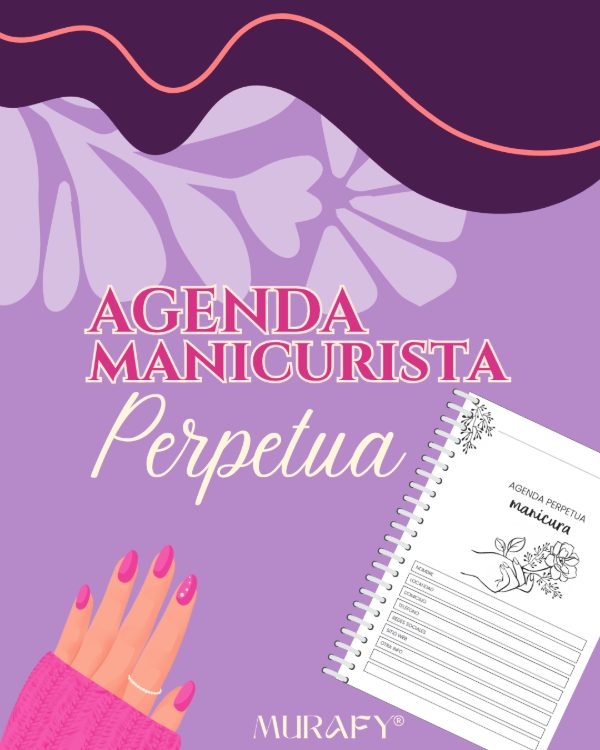 Producto - Agenda de manicurista perpetua a pedido /6p./