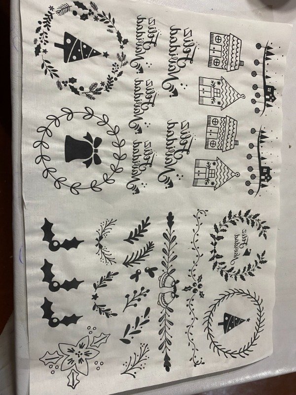 Producto - PAPEL DE TRANSFERENCIA NAVIDEÑO