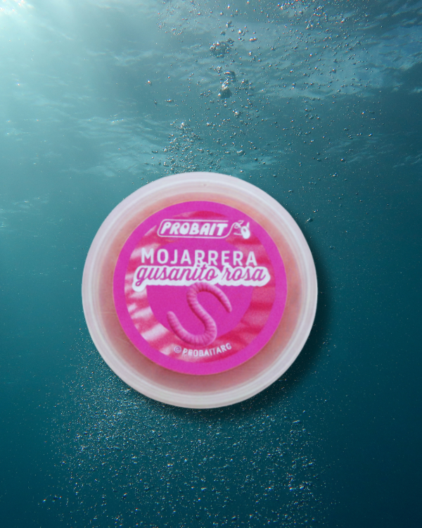 Producto - Probait Mojarrera - gusanito rosa - 50 gramos