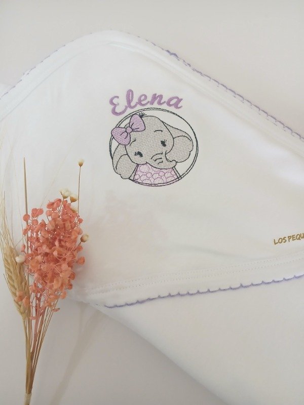 Producto - Manta elefantita lila