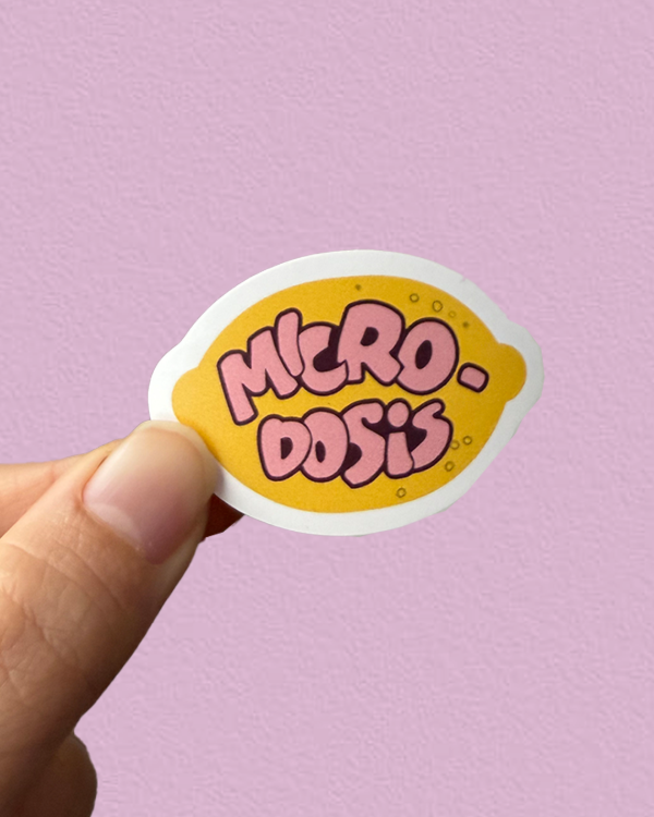 Producto - MICRODOSIS - Sticker Individual Mora