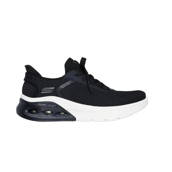 Producto - Zapatilas Skechers Modelo Bobs Arc Waves 2.0 Negro Blanco 117638