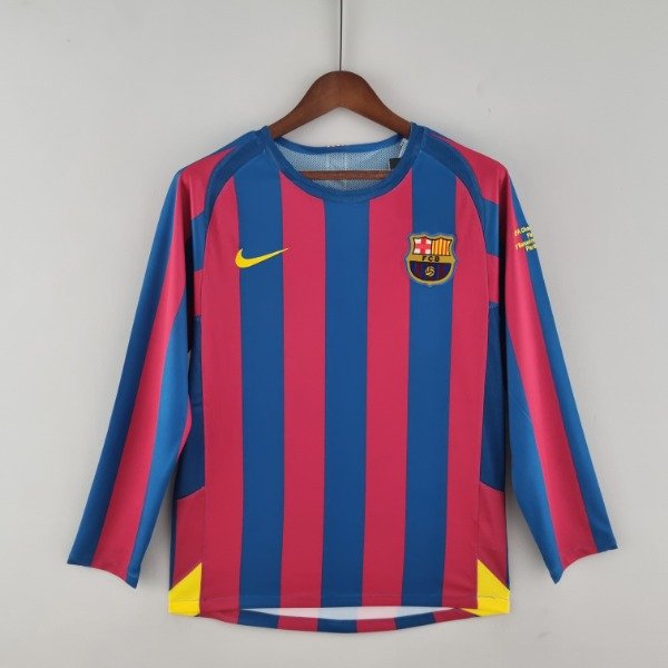 Producto - BARCELONA TITULAR MANGAS LARGAS 05/06