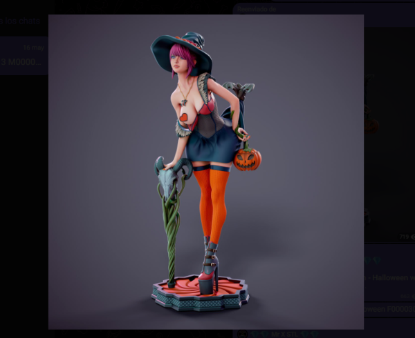 Producto - Figura Bruja de Halloween