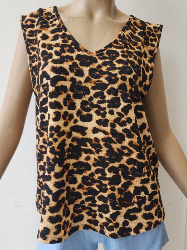 Producto - Sin Manga Cuello Reversible Hawaii Estampado (Art. 6033)