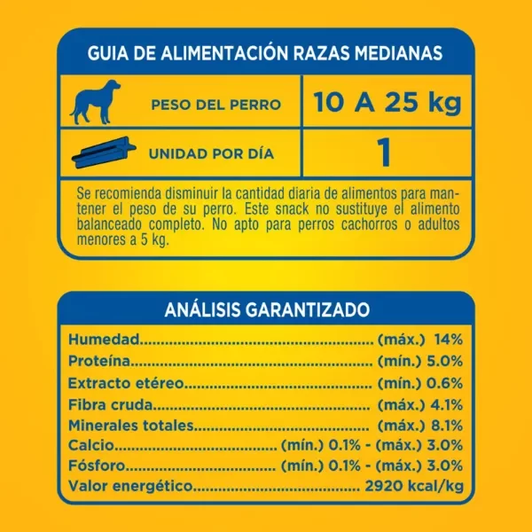 Producto - Dentastix Pedigree Razas Medianas - Pedigree 1 Unid. - 3