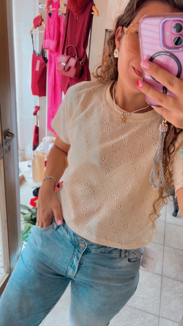 Producto - Remera Corta Con Textura