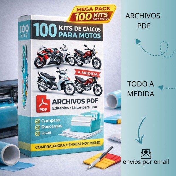 Producto - Mega Pack 100 kits de motos