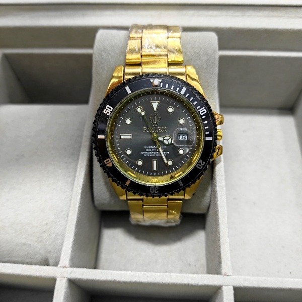 Producto - ROLEX DORADO BISEL NEGRO C/ NEGRO