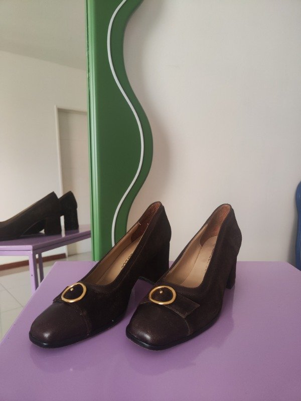 Producto - Zapatos Marrones de Cuero t.38