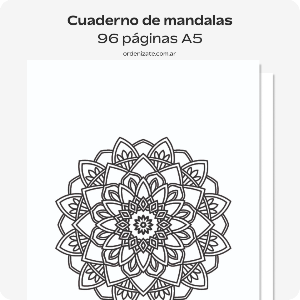 Producto - CUADERNO DE MANDALAS