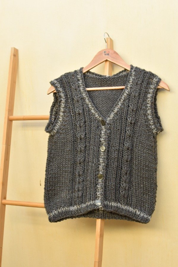 Producto - Chaleco Años - Gris Plomo - 7