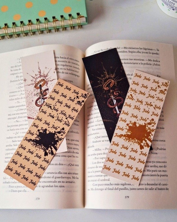 Producto - Pack marcapáginas "Príncipe Cruel"