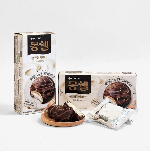 Producto - Choco Pie de crema original Lotte Mon Cher