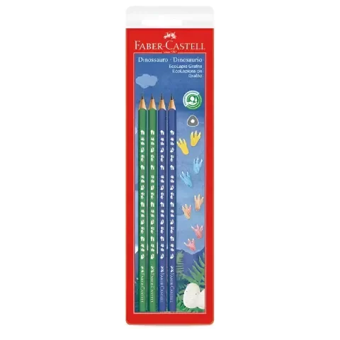 Producto - Lapiz x4 Faber Castell Dinosaurio