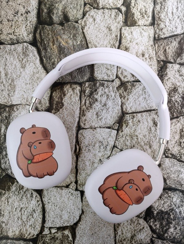 Producto - Auricular Bluetooth Capibara blanco