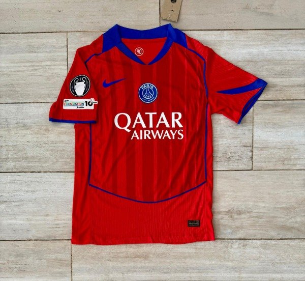 Producto - Camiseta 25/26 PSG DRI FIT Suplente Roja D. Doue 14