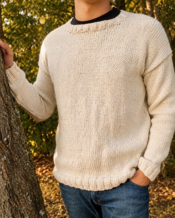 Producto - Sweater Orígen Hombre - Crudo