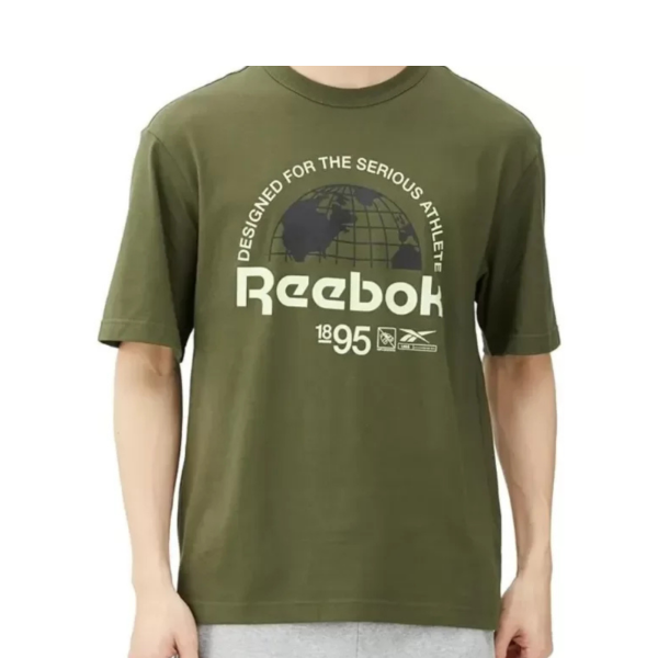 Producto - Remera Gs Reebok Globe Ss-army Green Unisex Reebok