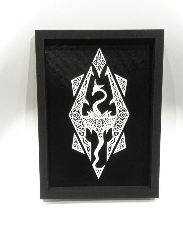 Producto - CUADRO DRAGÓN SKYRIM