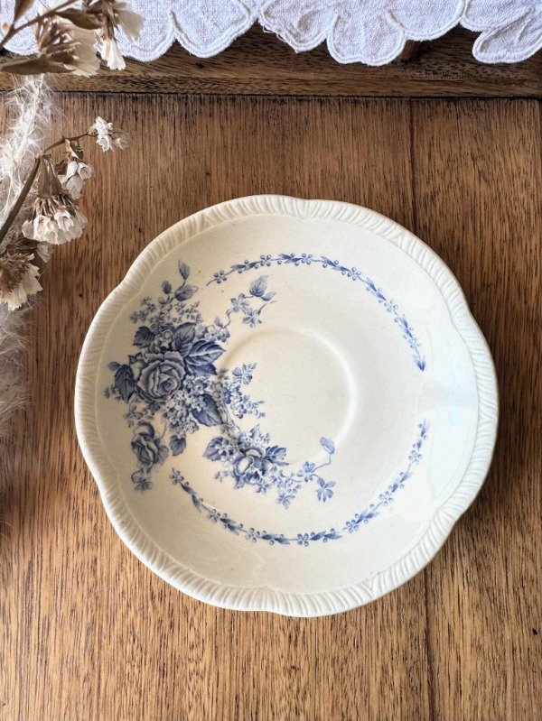 Producto - Plato de té de loza inglesa Woods And Sons Graciela