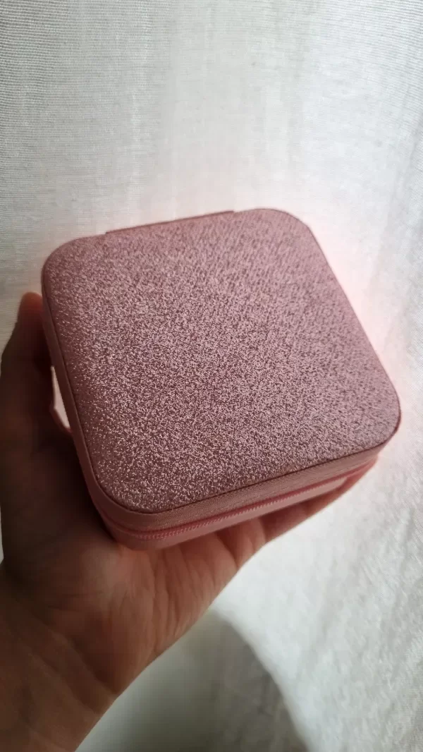 Producto - Alhajero brillos rosa