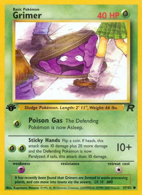 Producto - Grimer (57/82) [Team Rocket 1st Edition]