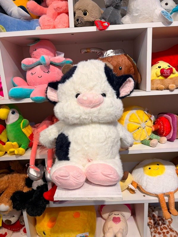 Producto - Vaca que corre (blanco y negro)
