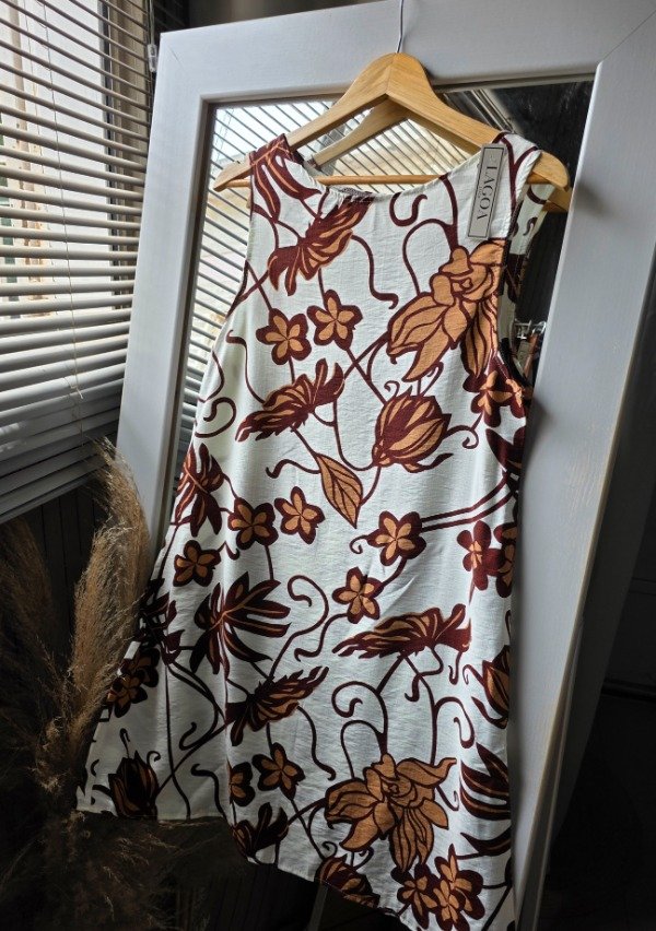 Producto - V45 vestido corto de lino