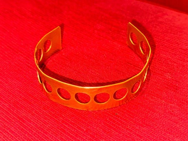 Producto - choker circulos bronce