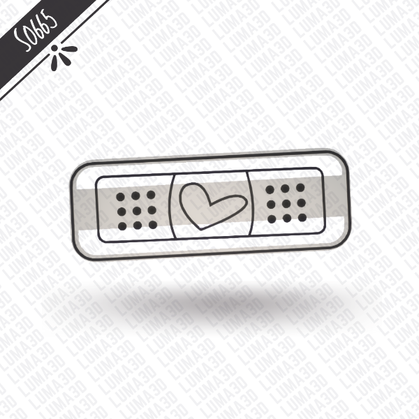 Producto - S0665 - Curita médica con corazón