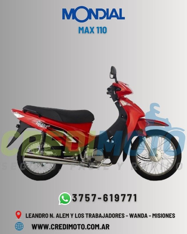 Producto - Mondial Max 110 (Base)