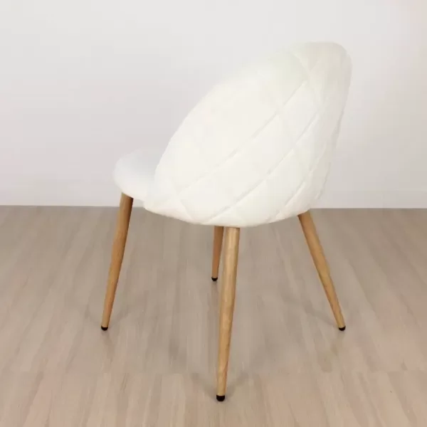 Producto - SILLA PRINCE TAPIZADA PANA BEIGE - 2