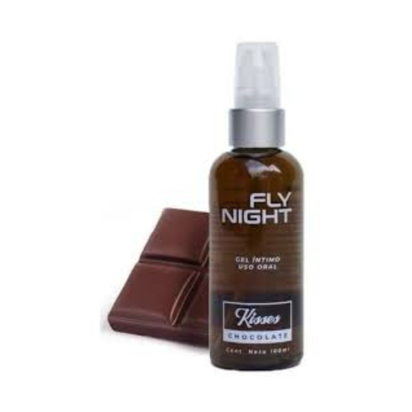 Producto - Gel Lubricante comestible Kisses Fly Night sabor a Chocolate 100ml