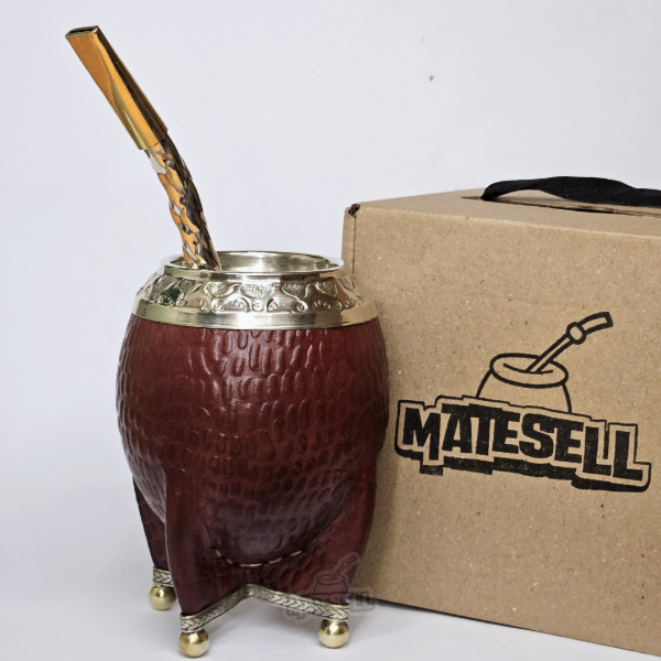 Producto - MATE TORPEDO SIGNATURE - Marrón croco