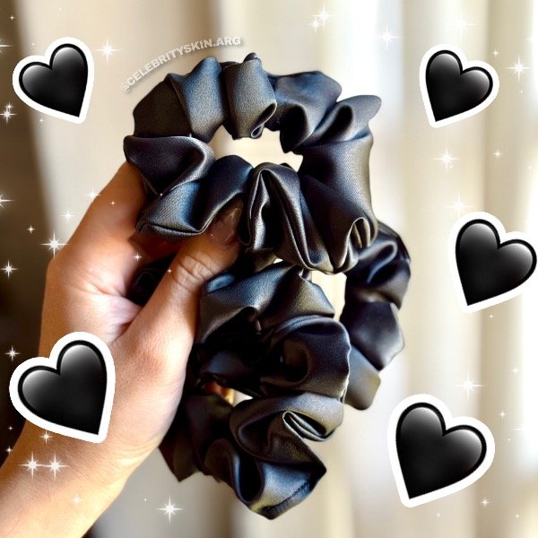 Producto - SCRUNCHIE SATEN NEGRO X 2 UNIDADES