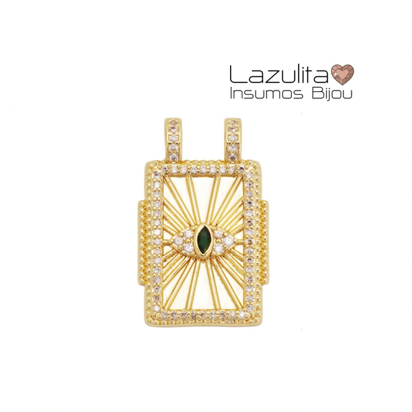 Producto - DIJE ESCAPULARIO ORO CIRCONIAS CRISTAL