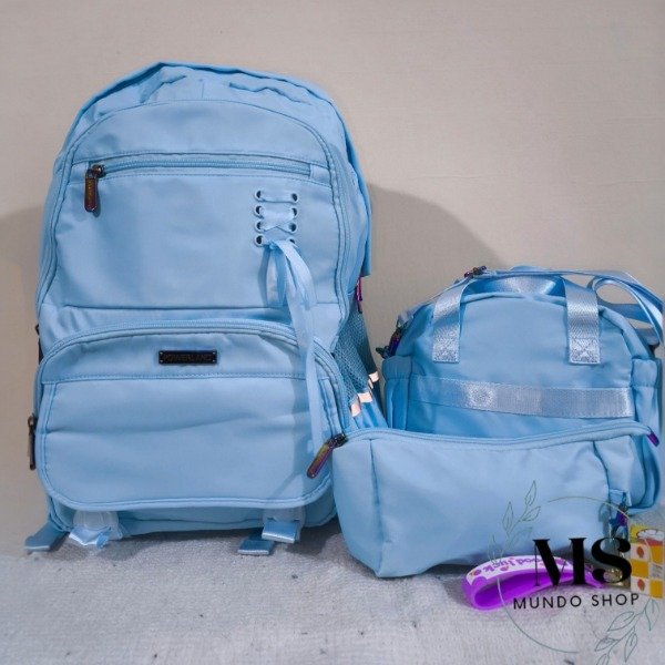 Producto - Mochila de 3 piezas con bolsillo antirrobo